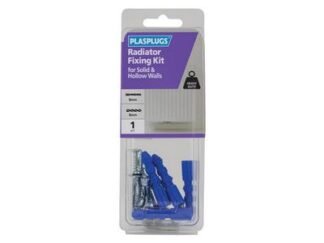 Plasplugs Radiator Fixing Kit for Solid & Hollow Walls (5010047002566) PLAKRA111
