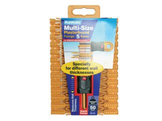 Plasplugs Multi-Size Plasterboard Fixings (50) (5010047125555) PLAMNF555