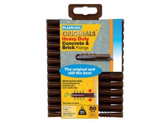 Plasplugs SBJP551 Originals™ Heavy-Duty Fixings (Pack 50) (5010047125517) PLASBJP551