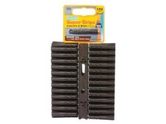 Plasplugs SBP 503 Solid Wall Super Grips™ Fixings Brown (100) (5010047115037) PLASBP503