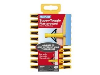 Plasplugs Super Toggle Fixings Pack 20 (5010047125548) PLASSTC554