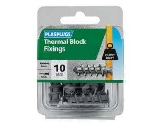 Plasplugs Thermal Block Fixings (10) (5010047003136) PLASUTB010