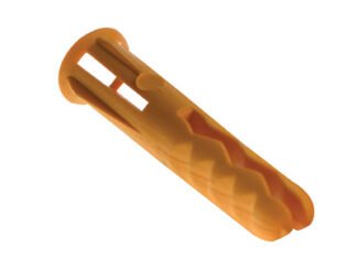 Plasplugs SYP 501 Solid Wall Super Grips™ Fixings Yellow (100) (5010047115013) PLASYP501
