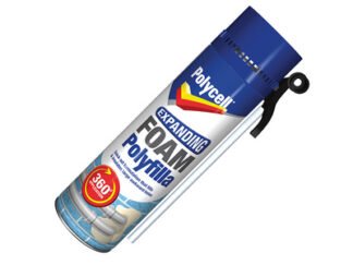 Polycell Expanding Foam Filler Gap Gun 500ml (5010567001018) PLCEFFGG500