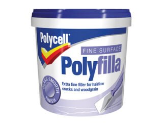 Polycell Fine Surface Filler Tub 500g (5010567097011) PLCFSF500GS *Restrictions - See Description*