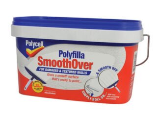 Polycell SmoothOver Damaged / Textured Walls 2.5 litre (5010212572610) PLCSODTW25L
