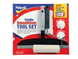 Polycell SmoothOver Tool Set Roller & Spreader (5010212572634) PLCSOTS2
