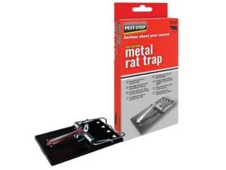 Pest-Stop (Pelsis Group) Easy Setting Metal Rat Trap (5014055001030) PRCPSESRT