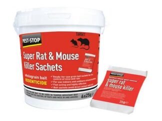 Pest-Stop (Pelsis Group) Super Rat & Mouse Killer Sachets (5014055003942) PRCPSSA05