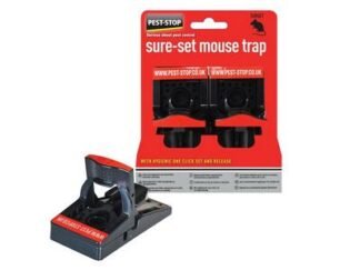 Pest-Stop (Pelsis Group) Sure-Set Mouse Trap (Twin Pack) (5014055001047) PRCPSSPT