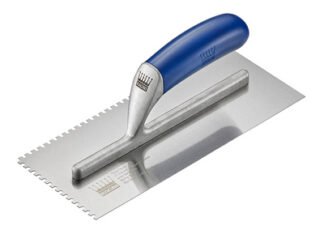 Ragni R319-4 Tilers Trowel U 4mm Notches Edge Plastic Handle 11 x 4.3/4in (5037534903489) RAG319NEW