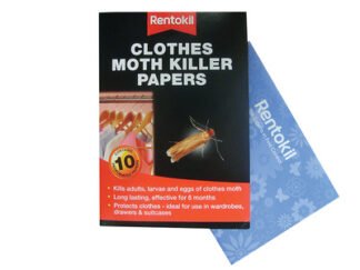 Rentokil Clothes Moth Papers (Pack 10) (5012607007424) RKLFA115