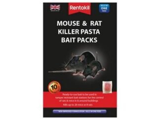 Rentokil Mouse & Rat Killer Pasta Bait (Sachets 10) (5012607008384) RKLFMR52