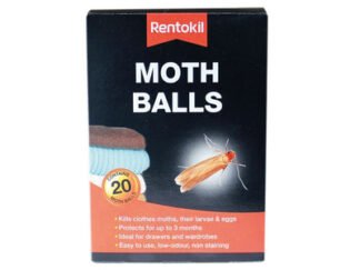 Rentokil Moth Balls (Pack 20) (5012607007783) RKLPSM97