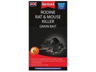 Rentokil Rodine Rat & Mouse Killer Grain Bait (Sachets 6) (5012607008469) RKLPSMR13