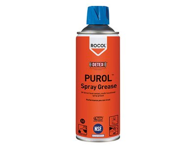Rocol PUROL Spray Grease 400ml (5024747156313) ROC15631 *Restrictions - See Description*