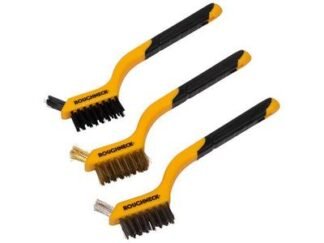 Roughneck Ultra Slim Wire Brush Set, 3 Piece (0025997520058) ROU52005