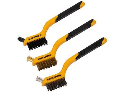 Roughneck Ultra Slim Wire Brush Set, 3 Piece (0025997520058) ROU52005
