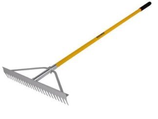 Roughneck Aluminium Landscape Rake 600mm (24in) (0025997686242) ROU68624