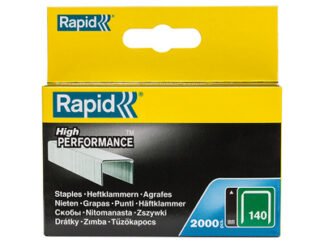 Rapid 140/6 6mm Galvanised Staples (Box 2000) (7313469140013) RPD1406
