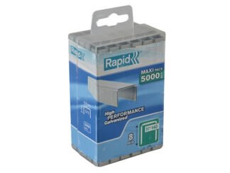 Rapid 140/8 8mm Galvanised Staples (Poly Pack 5000) (7313463030891) RPD1408PP