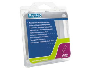 Rapid Transparent Glue Sticks 12 x 94mm (Pack 13) (3221631073561) RPD40107356