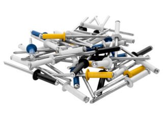 Rapid Automotive Rivets 4 x 16mm 4 Colours Blister of 32 (4051661013638) RPD5000403