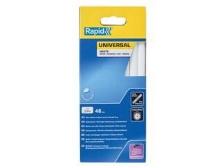 Rapid Universal Glue Sticks, White 12 x 190mm (Pack 48) (4051661034251) RPD5001412