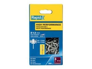 Rapid High Performance Rivets 4.8 x 12mm (Box 300) (4051661035203) RPD5001436
