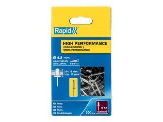 Rapid High Performance Rivets 4.8 x 16mm (Box 300) (4051661035227) RPD5001438