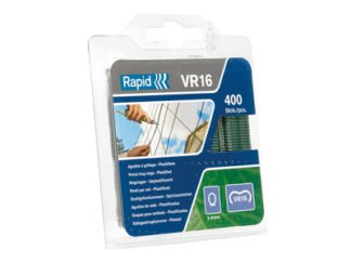 Rapid VR16 Fence Hog Rings Pack 400 Green (3221631087971) RPDVR16GR400