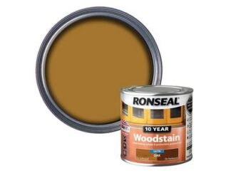 Ronseal 10 Year Woodstain Oak 250ml (5010214886685) RSL10WSO250