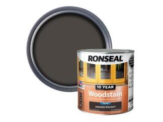 Ronseal 10 Year Woodstain Smoked Walnut 750ml (5010214886784) RSL10WSSW750