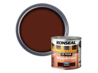 Ronseal 10 Year Woodstain Walnut 250ml (5010214886715) RSL10WSW250 *Restrictions - See Description*