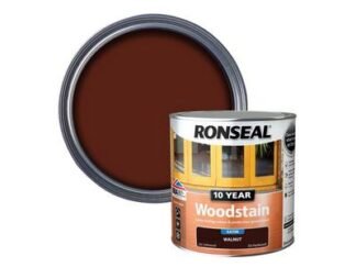 Ronseal 10 Year Woodstain Walnut 2.5 litre (5010214886937) RSL10WSW25L *Restrictions - See Description*