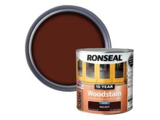 Ronseal 10 Year Woodstain Walnut 750ml (5010214886821) RSL10WSW750 *Restrictions - See Description*