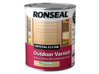 Ronseal Crystal Clear Outdoor Varnish Matt 2.5 litre (5010214873692) RSLCCODVM25L *Restrictions - See Description*
