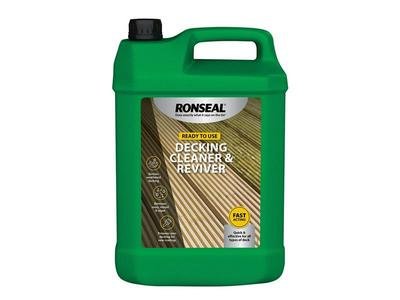 Ronseal Decking Cleaner & Reviver 5 litre (5010214826926) RSLDC *Restrictions - See Description*