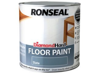 Ronseal Diamond Hard Floor Paint Satin Slate 2.5 litre (5010214857562) RSLDHFPSL25L