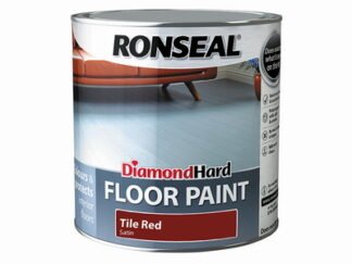 Ronseal Diamond Hard Floor Paint Satin Tile Red 2.5 litre (5010214857548) RSLDHFPTR25L