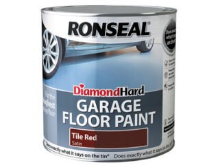 Ronseal Diamond Hard Garage Floor Paint Tile Red 2.5 litre (5010214857623) RSLDHGFPR25L