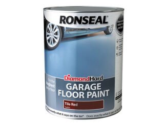 Ronseal Diamond Hard Garage Floor Paint Tile Red 5 litre (5010214857647) RSLDHGFPTR5L *Restrictions - See Description*