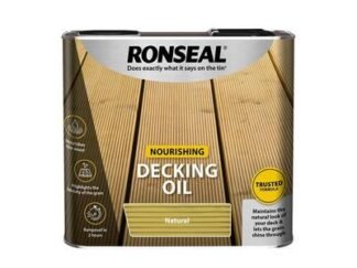 Ronseal Decking Oil Natural Clear 2.5 litre (5010214826964) RSLDOCL25L