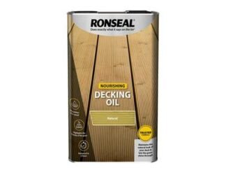 Ronseal Decking Oil Natural Clear 5 litre (5010214851904) RSLDOCL5L *Restrictions - See Description*