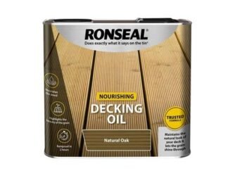 Ronseal Decking Oil Natural Oak 2.5 litre (5010214844562) RSLDONO25L *Restrictions - See Description*