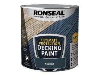 Ronseal Ultimate Protection Decking Paint Charcoal 2.5 litre (5010214891436) RSLDPC25L *Restrictions - See Description*
