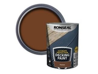 Ronseal Ultimate Protection Decking Paint Chestnut 5 litre (5010214891467) RSLDPCH5L *Restrictions - See Description*