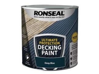 Ronseal Ultimate Protection Decking Paint Deep Blue 2.5 litre (5010214891474) RSLDPDB25L *Restrictions - See Description*