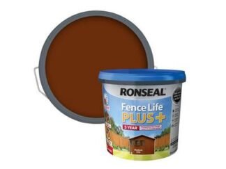 Ronseal Fence Life Plus+ Medium Oak 5 litre (5010214876228) RSLFLPPMO5L