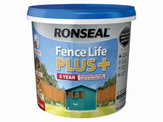 Ronseal Fence Life Plus+ Teal 5 litre (5010214886425) RSLFLPPTE5L *Restrictions - See Description*